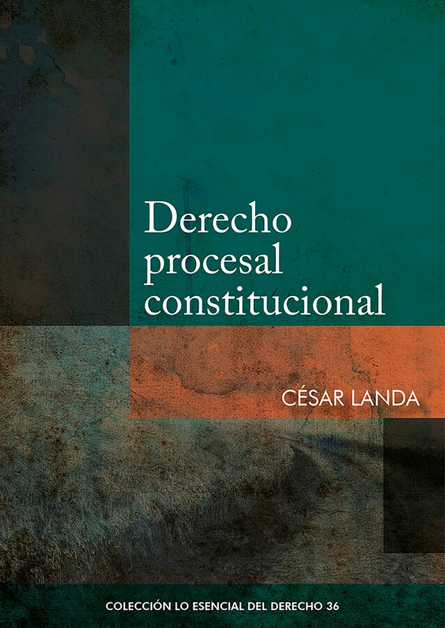 Portada de libro para Derecho procesal constitucional