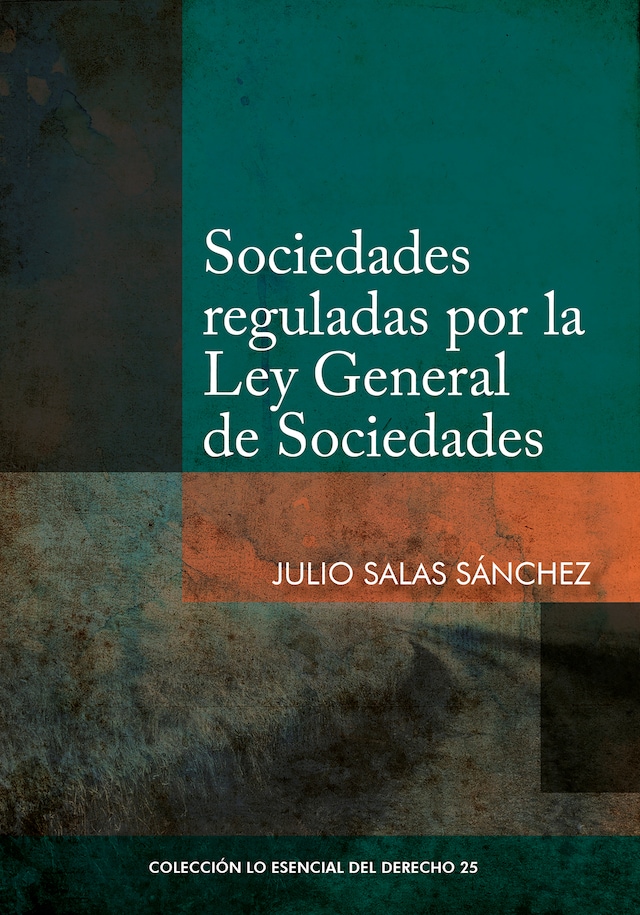 Buchcover für Sociedades reguladas por la Ley General de Sociedades