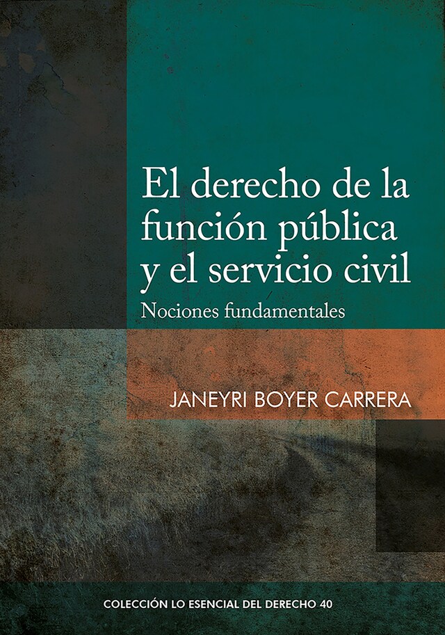 Book cover for El derecho de la función pública y el servicio civil