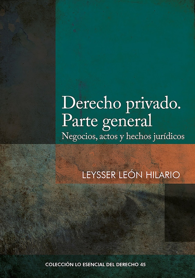 Portada de libro para Derecho privado