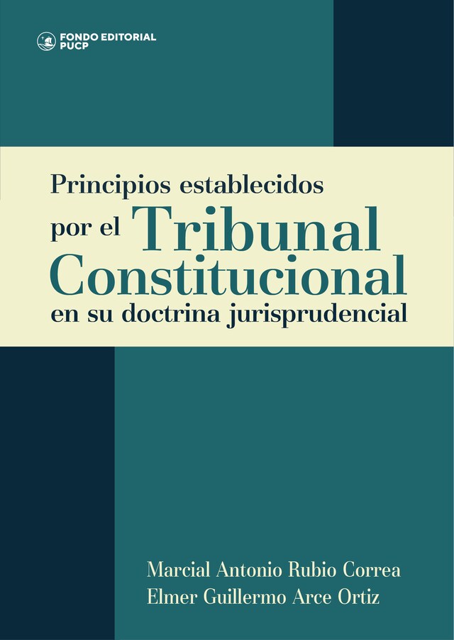 Buchcover für Principios establecidos por el Tribunal Constitucional en su doctrina jurisprudencial