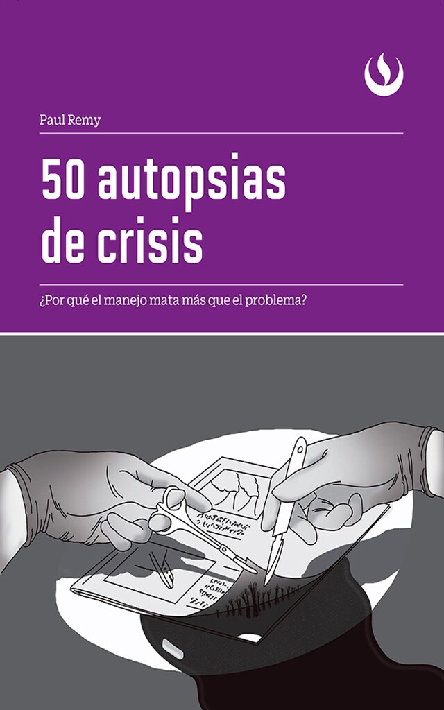 Portada de libro para 50 autopsias de crisis