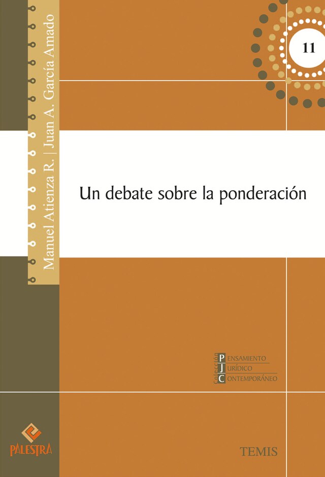 Buchcover für Un debate sobre la ponderación