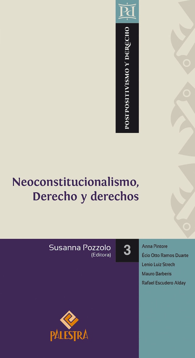 Book cover for Neoconstitucionalismo, Derecho y derechos