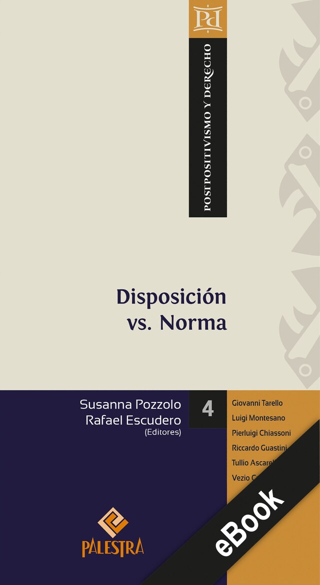 Portada de libro para Disposición vs. Norma