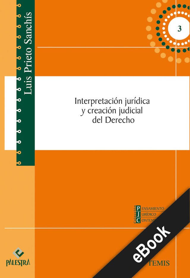 Buchcover für Interpretación jurídica y creación judicial del Derecho