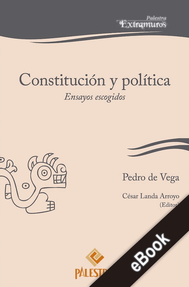 Copertina del libro per Constitución y política