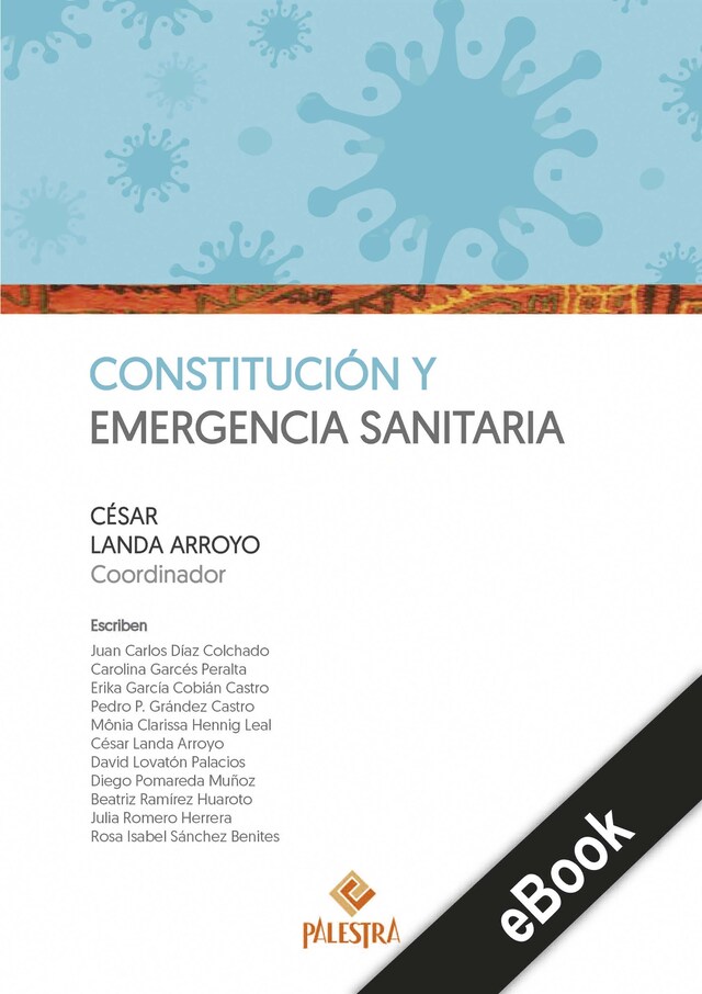 Buchcover für Constitución y emergencia sanitaria