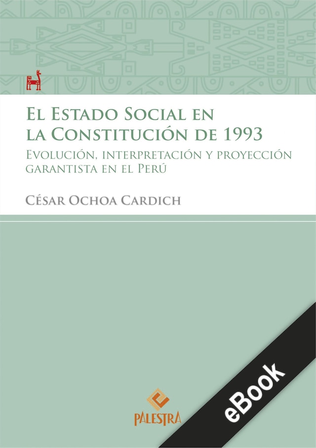 Kirjankansi teokselle El estado Social en la Constitución de 1993