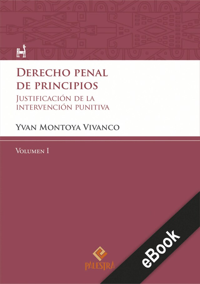 Couverture de livre pour Derecho penal de principios (Volumen I)