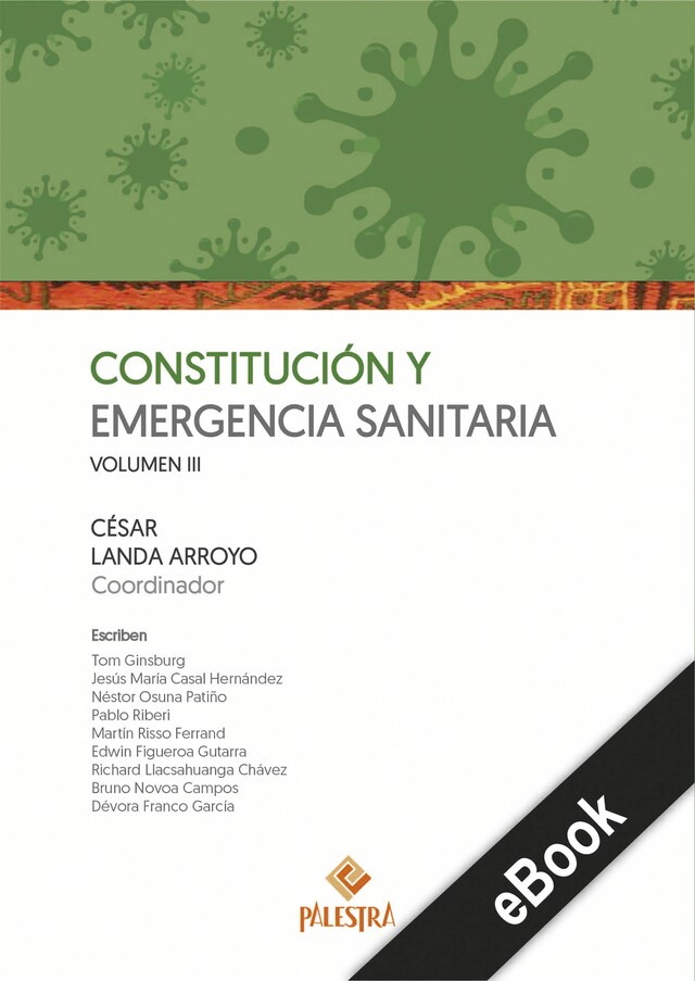 Copertina del libro per Constitución y emergencia sanitaria