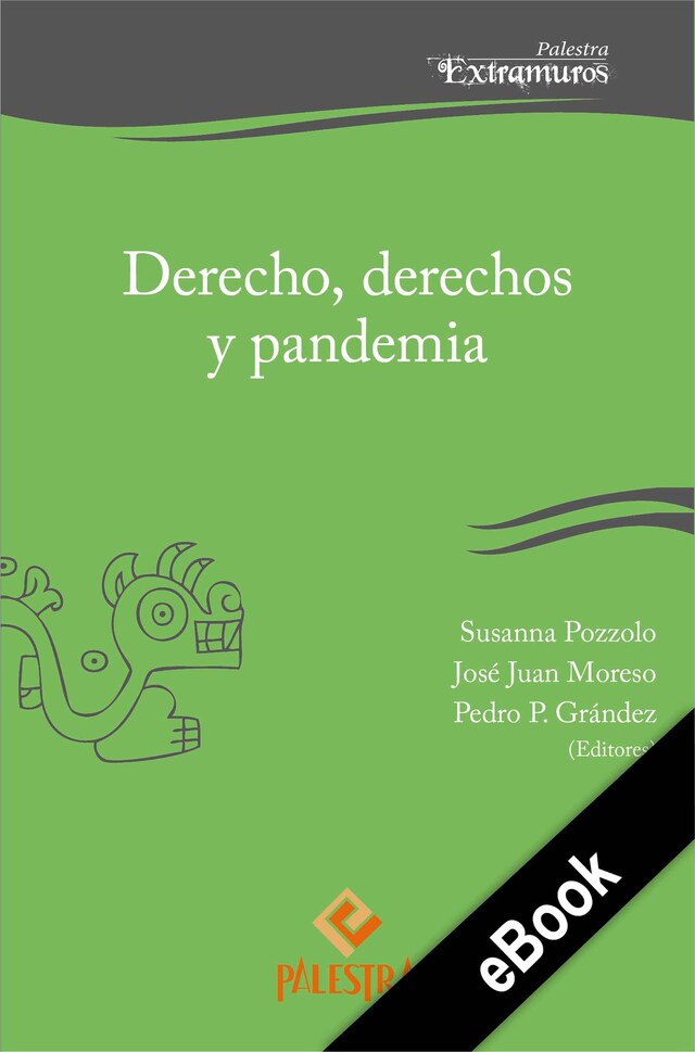 Boekomslag van Derecho, derechos y pandemia