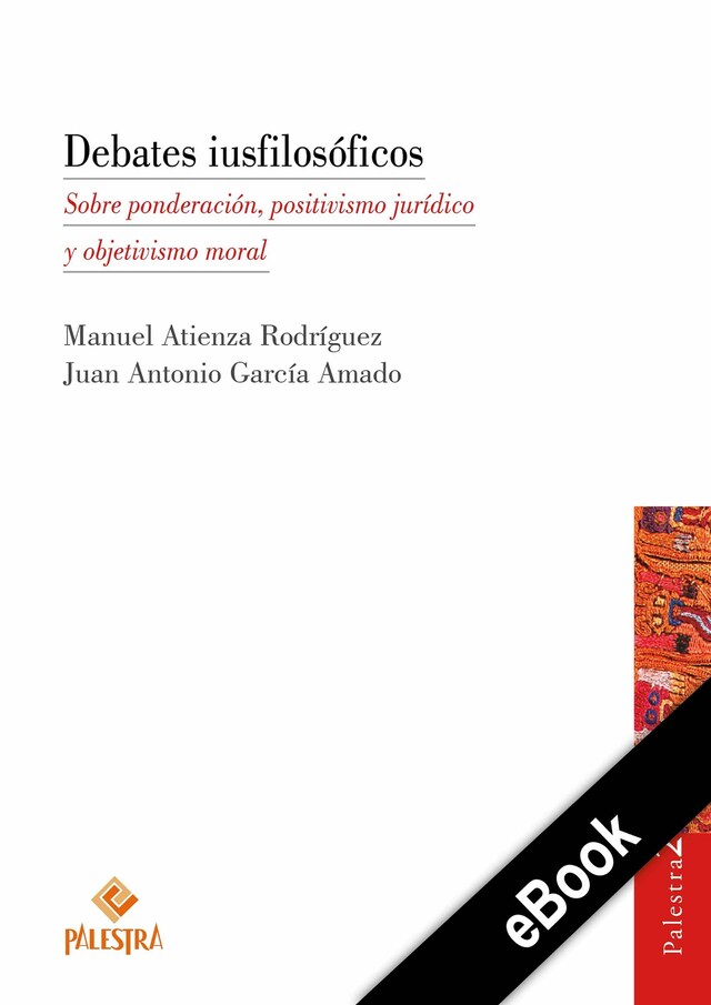 Book cover for Debates iusfilosóficos