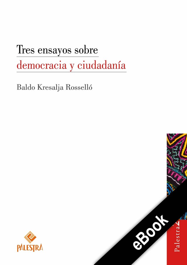 Couverture de livre pour Tres ensayos sobre democracia y ciudadanía