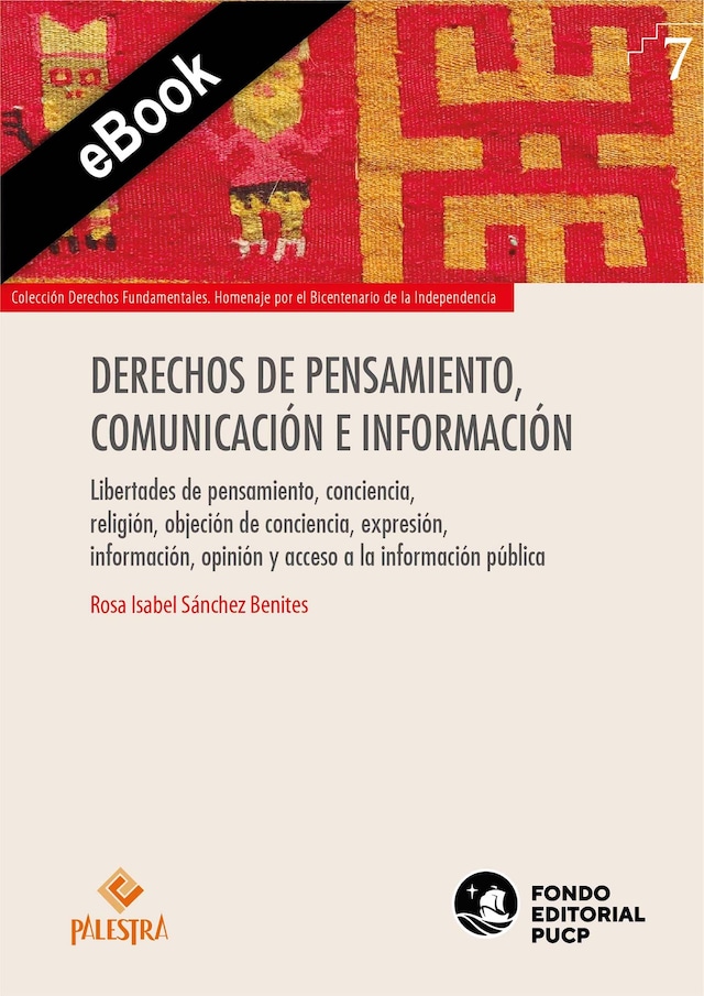 Kirjankansi teokselle Derechos de pensamiento, comunicación e información