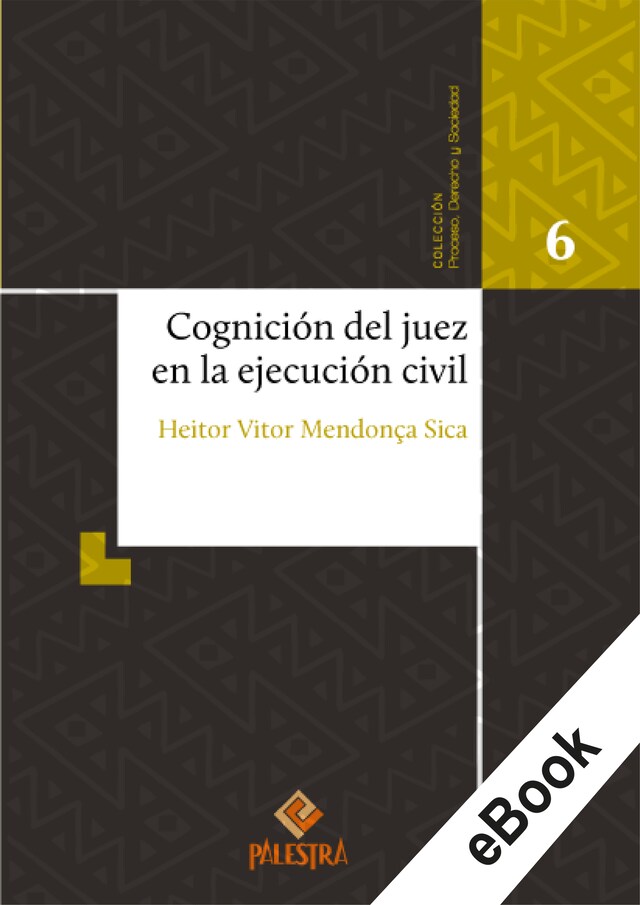 Boekomslag van Cognición del juez en la ejecución civil