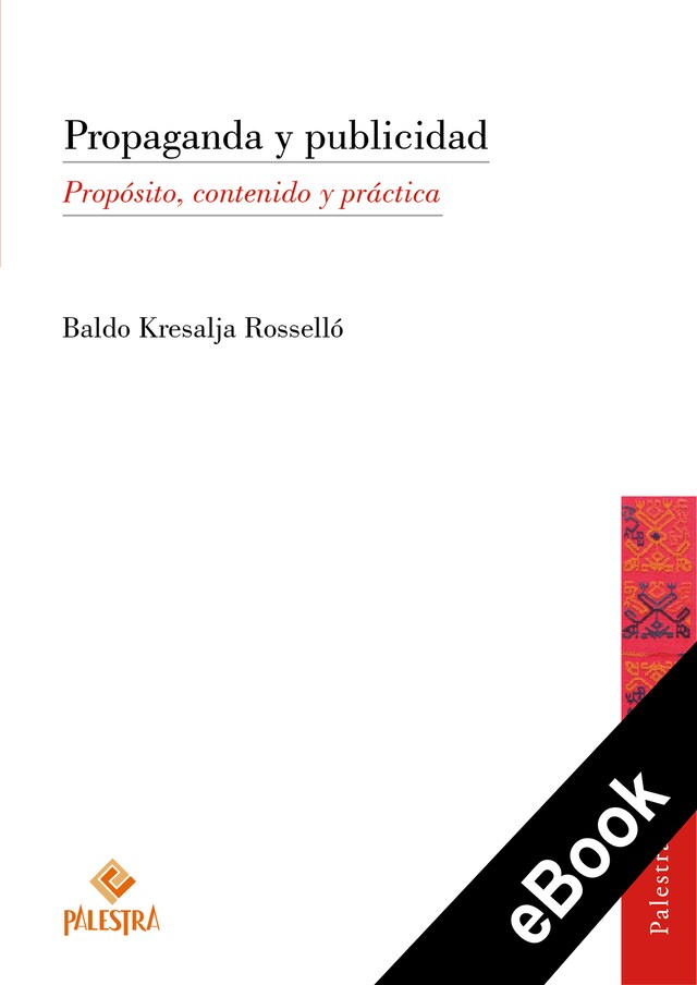 Book cover for Propaganda y publicidad