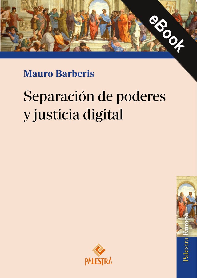 Buchcover für Separación de poderes y justicia digital