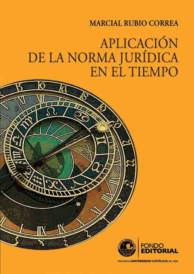 Portada de libro para Aplicación de la norma jurídica en el tiempo