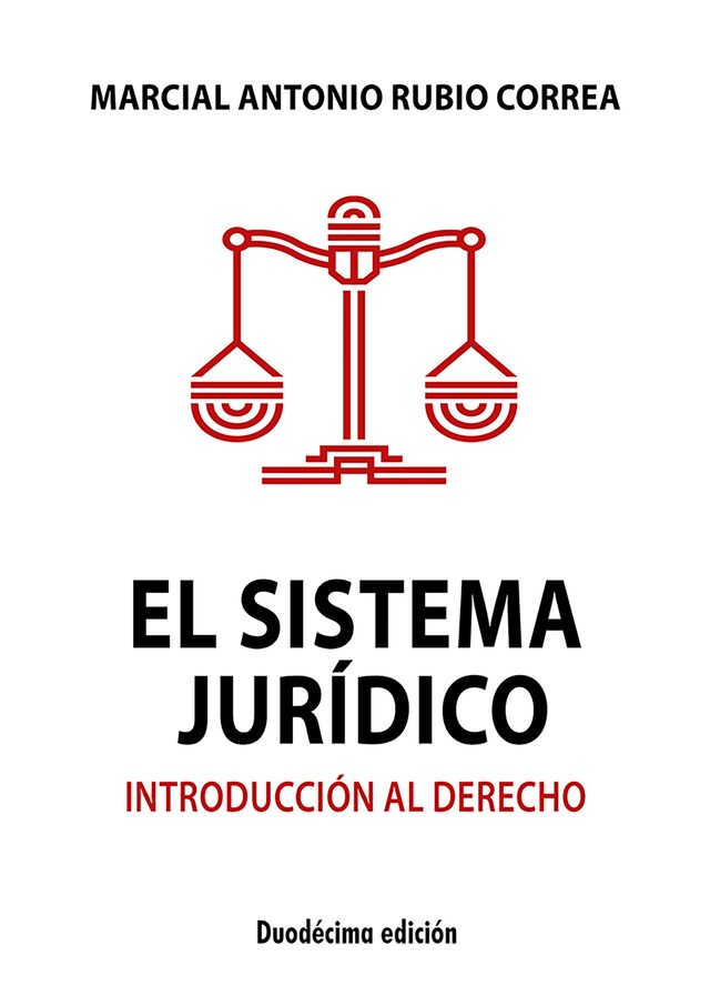 Couverture de livre pour El sistema juridico