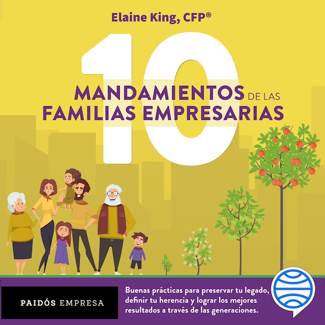 Book cover for Los 10 mandamientos de las familias empresarias