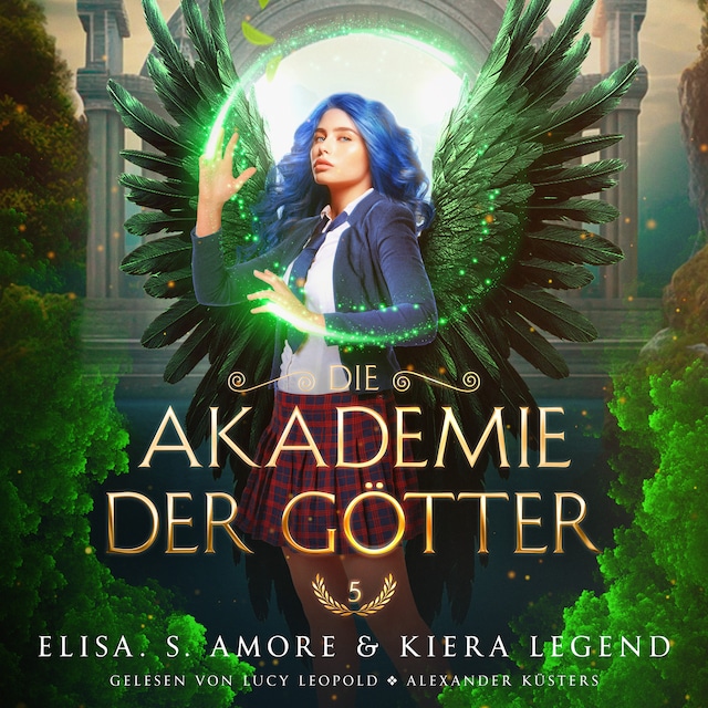 Book cover for Die Akademie der Götter 5 - Fantasy Hörbuch