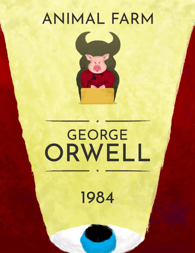 Bogomslag for 1984, Animal Farm: George Orwell Main Works Collection