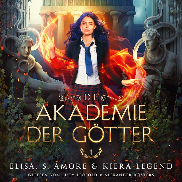 Book cover for Die Akademie der Götter - Fantasy Hörbuch