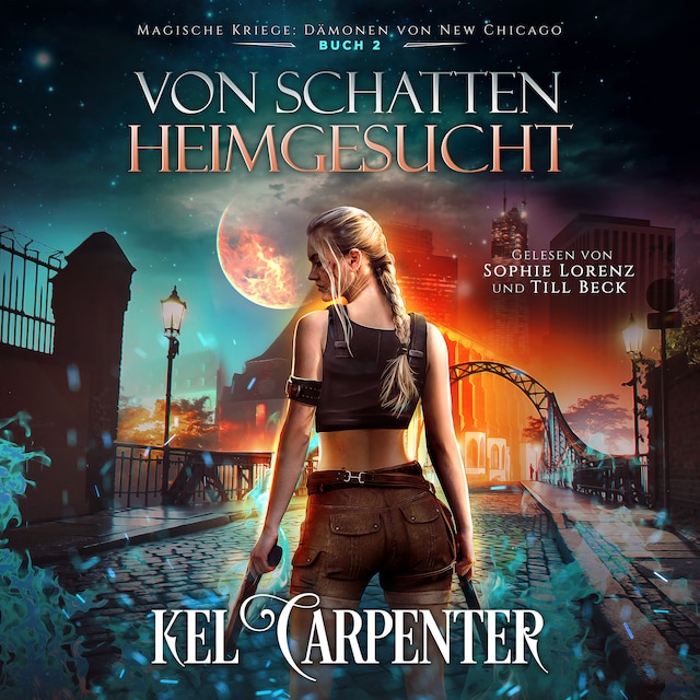 Book cover for Magische Kriege 2: Von Schatten heimgesucht - Urban Fantasy Hörbuch