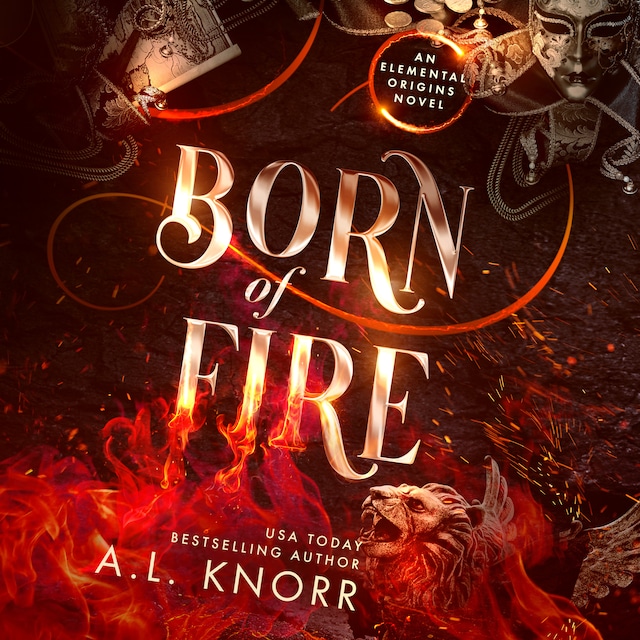 Book cover for Born of Fire - Elemental Origins Book 2