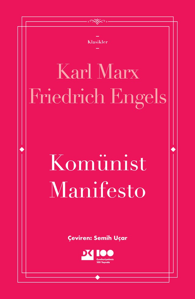 Boekomslag van Komünist Manifesto