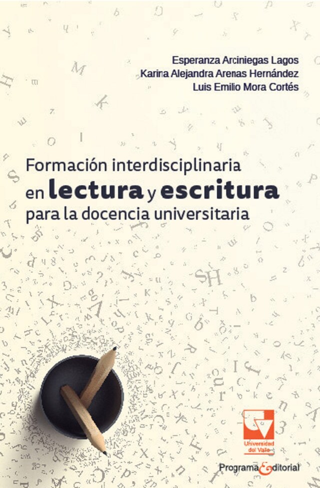 Kirjankansi teokselle Formación interdisciplinaria en lectura y escritura para la docencia universitaria