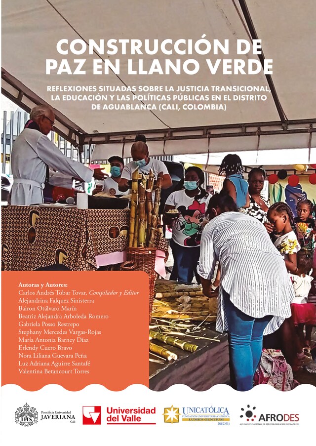 Book cover for Construcción de paz en Llano Verde