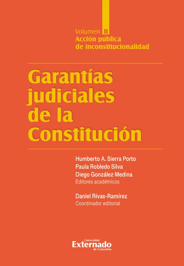 Portada de libro para Garantías judiciales de la Constitución Tomo II