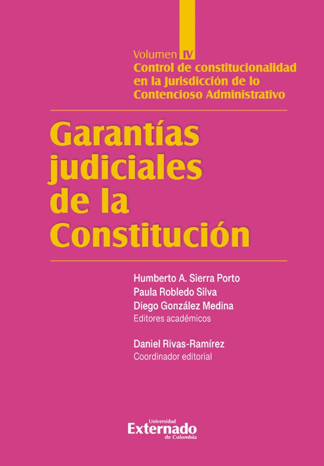 Bogomslag for Garantías judiciales de la Constitución Tomo IV