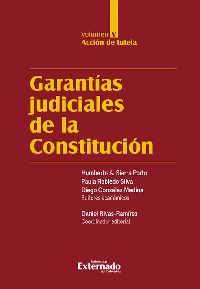 Bokomslag för Garantías judiciales de la Constitución Tomo V