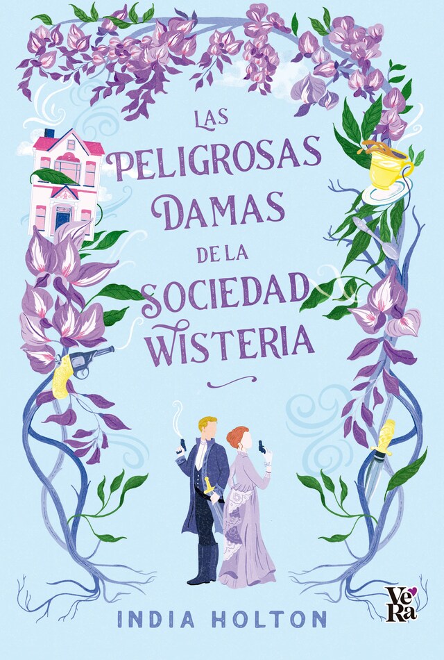 Kirjankansi teokselle Las peligrosas damas de la sociedad wisteria