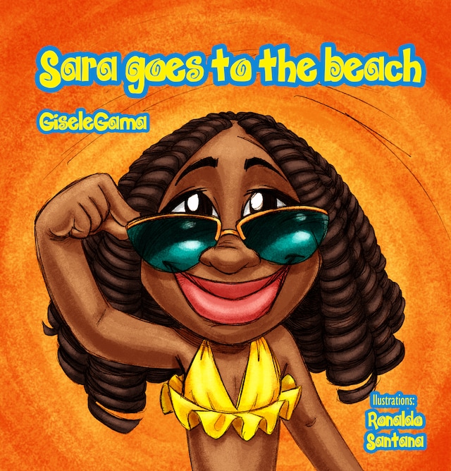 Book cover for Sara goes to the beach