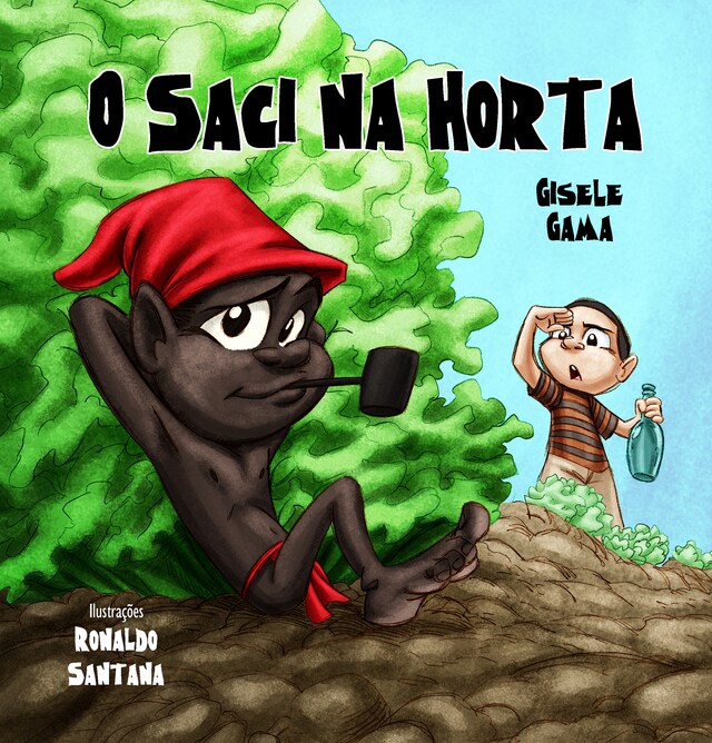 Book cover for O saci na horta