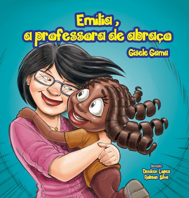 Boekomslag van Emília, a professora de abraço