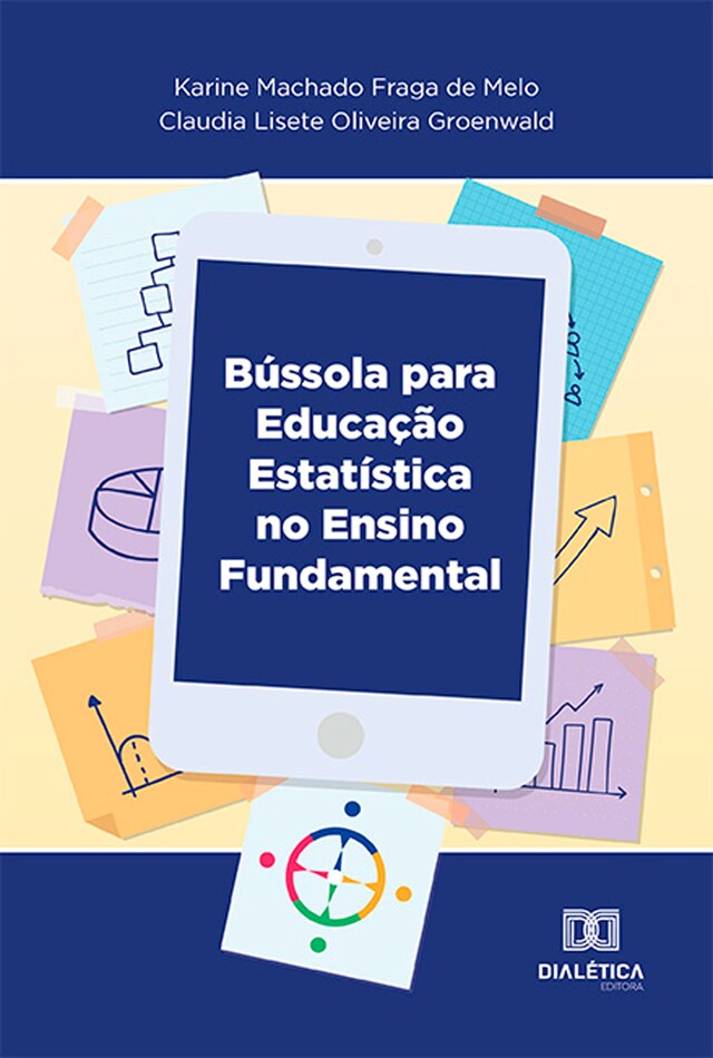 Book cover for Bússola para educação estatística: no Ensino Fundamental