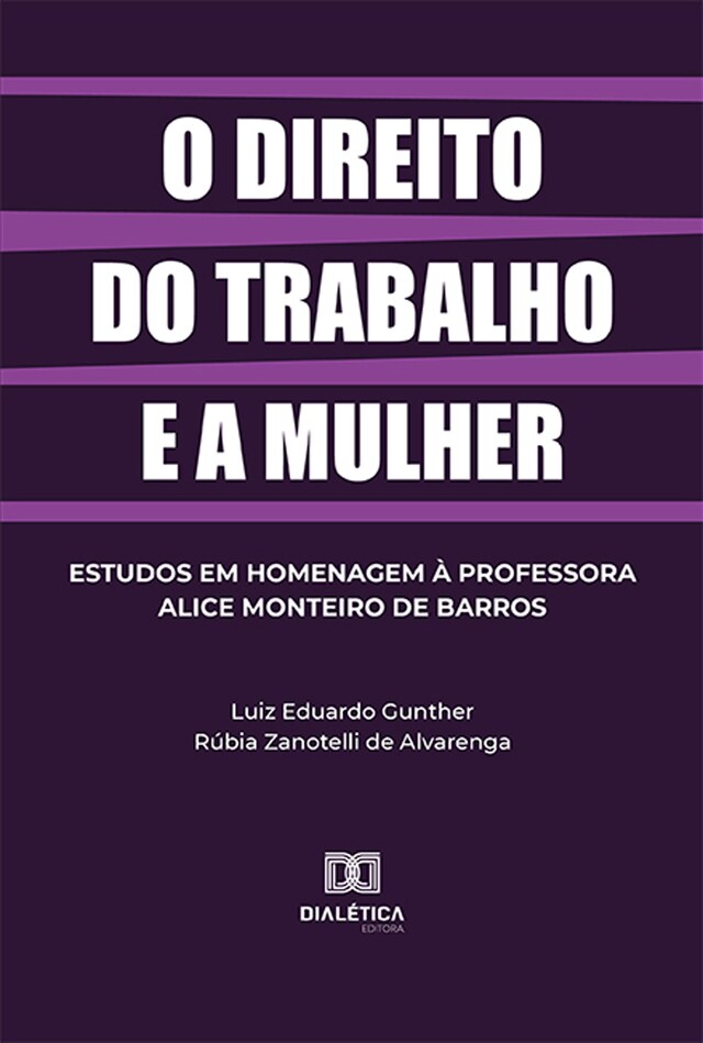 Kirjankansi teokselle O direito do trabalho e a mulher