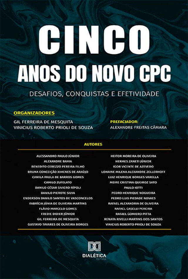 Book cover for Cinco anos do novo CPC