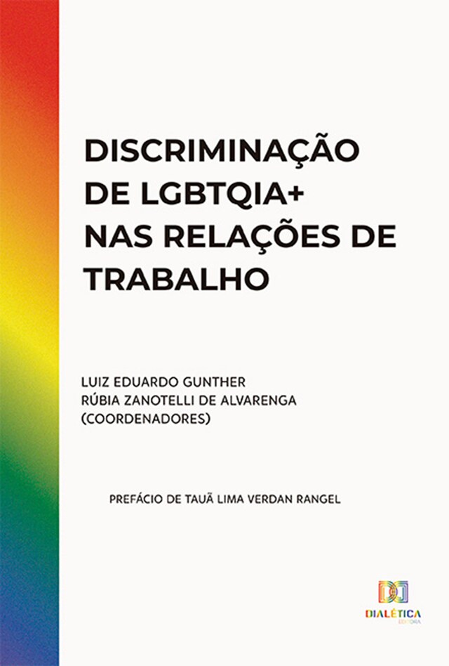 Boekomslag van Discriminação de LGBTQIA+ nas relações de trabalho