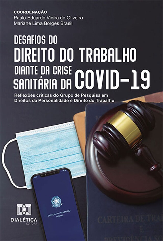 Book cover for Desafios do Direito do Trabalho diante da crise sanitária da COVID-19