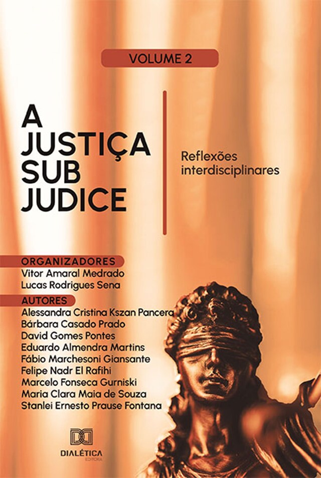 Book cover for A Justiça sub judice