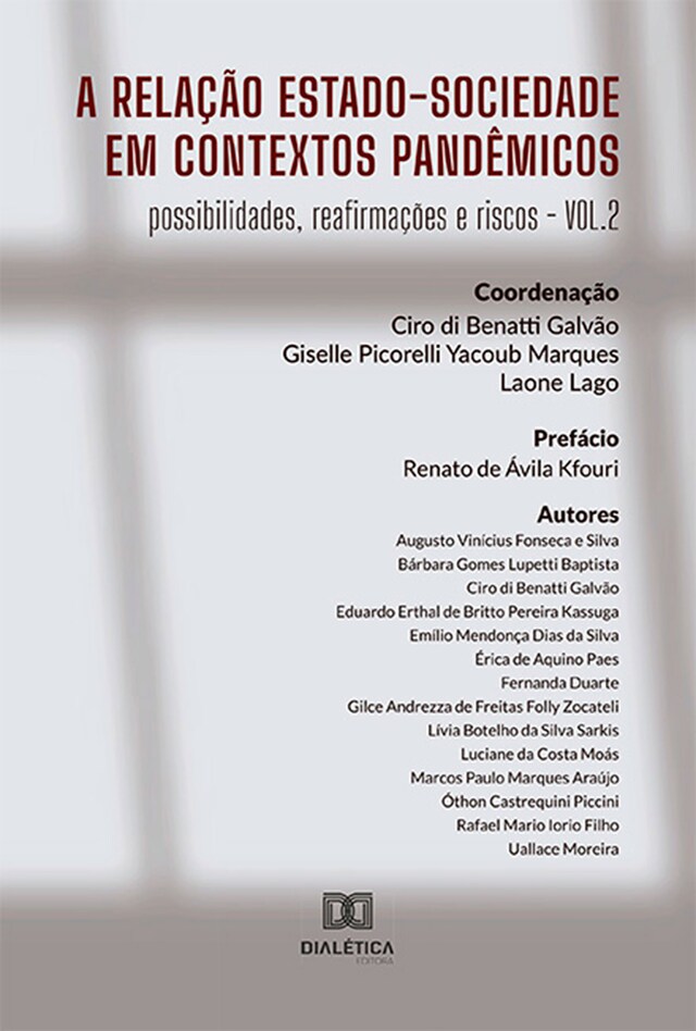 Book cover for A relação Estado-Sociedade em contextos pandêmicos