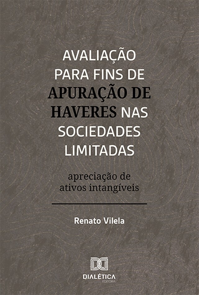 Portada de libro para Avaliação para fins de apuração de haveres nas sociedades limitadas