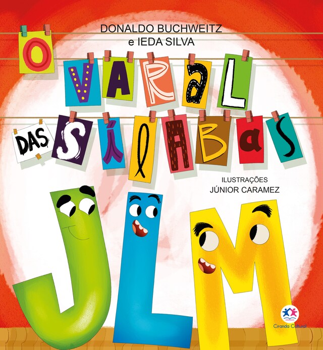 Book cover for O varal das sílabas - J, L e M