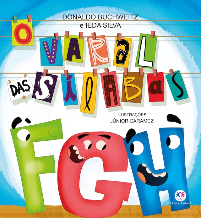 Book cover for O varal das sílabas - F, G e H
